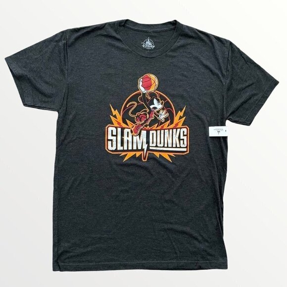 Disney Parks - NBA Mickey Slam Dunks Basketball Shirt for Adults –NBA Experience - Picture 1 of 2